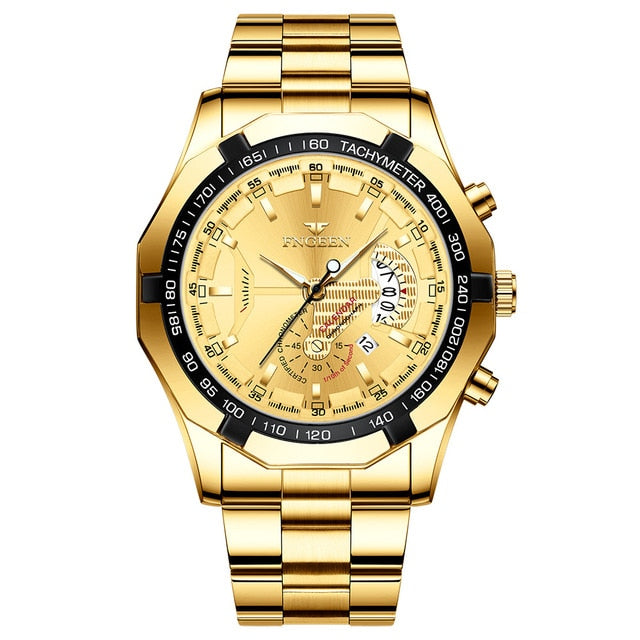 Relógio Dourado Vitor Kubruskly